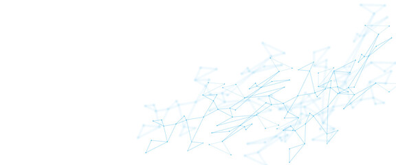 Abstract white, blue digital technology futuristic communication high tech concept background.