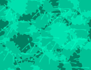 Teal Paint Splash Pattern Background – Artistic Abstract Splatter Texture