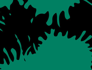 Green Paint Splash Abstract Background – Modern Artistic Ink Drop Texture