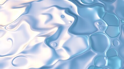 Obraz premium gloss. Iridescent oil film pattern on water surface with natural color spectrum. ESG reports, sustainability campaigns, designed for environmental awareness campaigns.