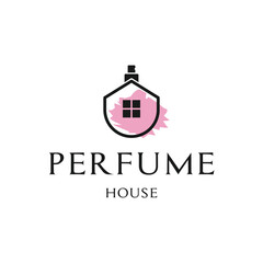 Sophisticated perfume house logo perfect for luxury branding, marketing, and cosmetic product design projects.