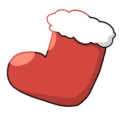 手書き風クリスマス靴下