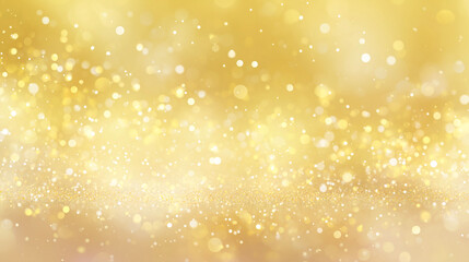 Obraz premium ゴールドのキラキラ光ボケ背景