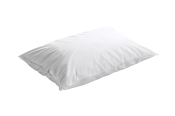 Soft pillow protector isolated on transparent background