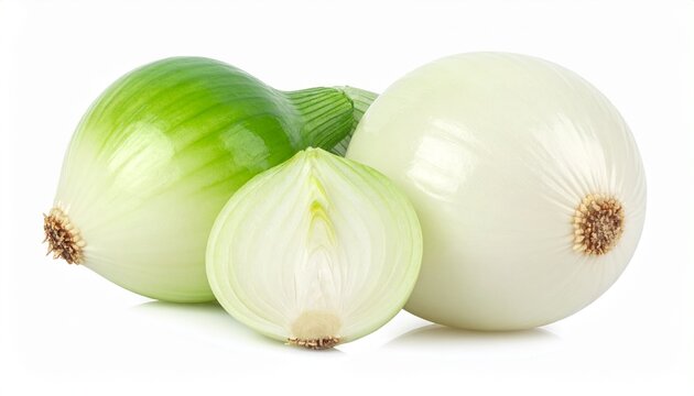 onion isolated on white