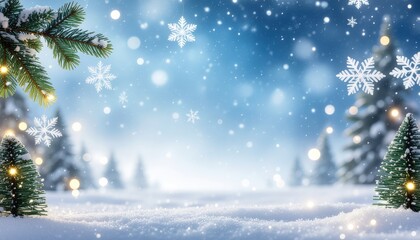 Winter wonderland scene snowy landscape digital artwork serene environment close-up viewpoint magical concept for seasonal celebrations