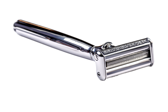 Compact razor isolated on transparent background