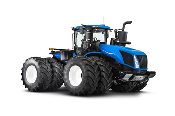 Trator pesado Azul maquina agricola