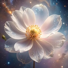 abstract background with flowers