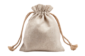 Modern reusable food bag isolated on transparent background