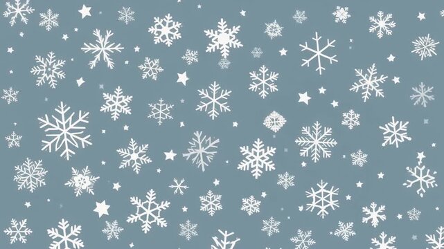 Snowflake pattern background