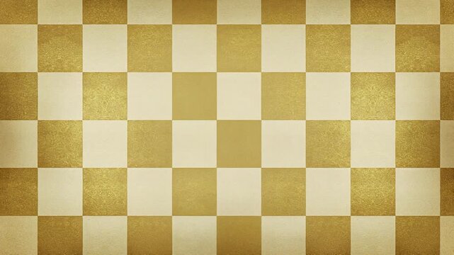 Abstract gold checkered pattern