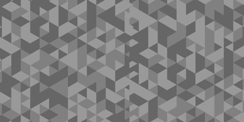Abstract random vector element modern overlay diamond triangle mosaic paper black and gray low polygon web brochure layer space texture background.	