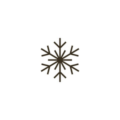 Snowflake icon. Christmas symbol modern, simple, vector, icon for website design, mobile app, ui. Vector Illustration