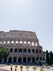 Colosseum in Rome is a magnificent landmark.