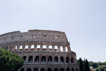 Ancient Colosseum in Rome