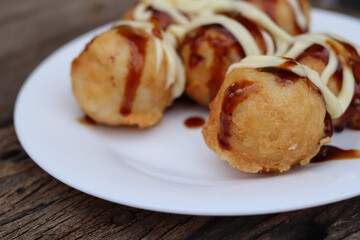 Takoyaki japanese snack street food