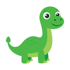 cute, dinosaur, green, smiling, cartoon, reptile, jurassic, creature, friendly, adorable, playful, kiddy,