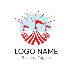 Logo Carnival Event Design Template