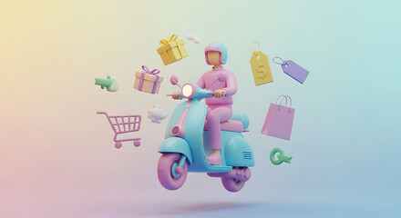 Efficient E-commerce Delivery by Scooter