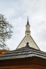 View of the Piast Castle in Racibórz, Poland.