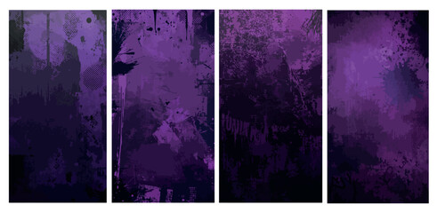 Purple Grunge Texture Background Collection