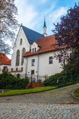 View of the Piast Castle in Racibórz, Poland.