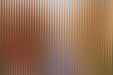 Obraz premium Textured Vertical Ribbed Glass Surface with Warm Light Reflections.