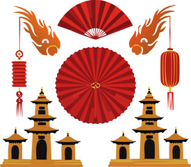 Lunar New Year Decorative Icon Pack