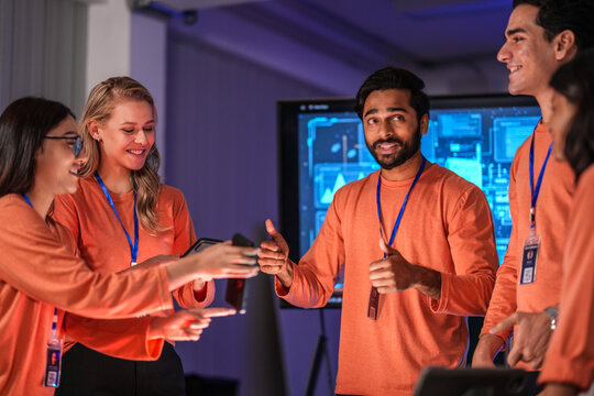 Neuro-engineers demonstrate a revolutionary handheld device that functions as a non-invasive brain-computer interface, showcasing real-time control through thought and micro-gestures.