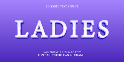 Luxury 3D Text Effect Template with Elegant Glossy Finish