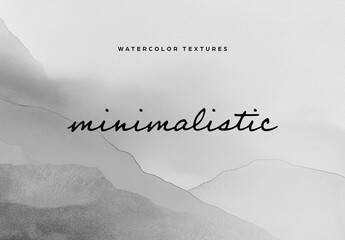 Minimalistic Watercolor Textures