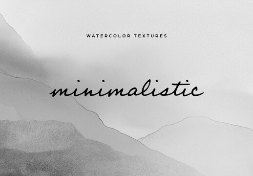 Minimalistic Watercolor Textures