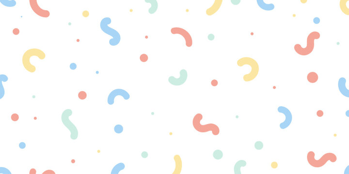 Motif festif color&eacute; &ndash; Confettis abstraits pastel &ndash; Fond d&eacute;coratif doux et minimaliste pour f&ecirc;tes et &eacute;v&eacute;nements