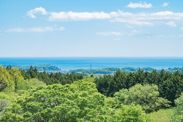 茨城　十王パノラマ公園からの眺め（日立市）
