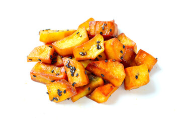 Daigaku imo with black sesame