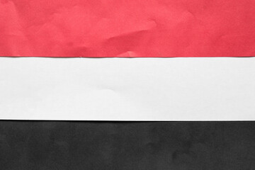 Paper Yemen flag