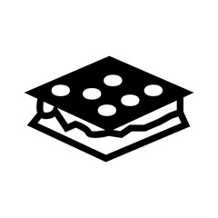 sandwich food vector illustration