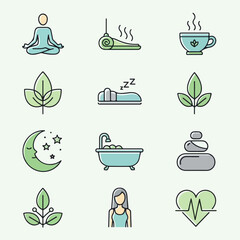 WELLNESS colorful letters banner