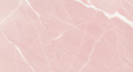 Pink marble texture with white veins, close-up abstract background.