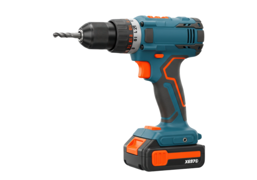 Isolated Power Drill with Battery, Cordless Handheld Tool, Home Improvement, Construction