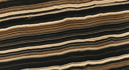 Striated pattern of black and tan layers, possibly wood or rock.