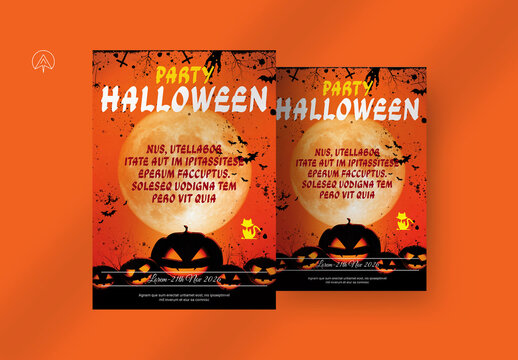 Halloween Poster Layout
