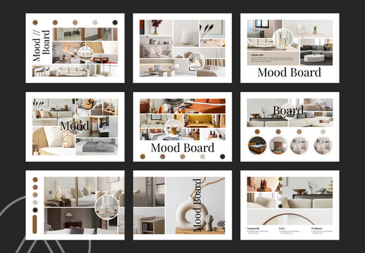 Mood Board Landscape Template