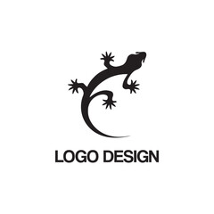 lizard logo design template