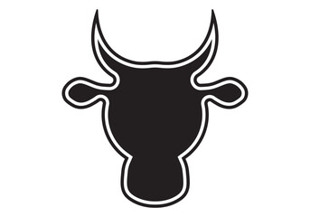cow head logo