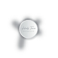 Creative abstract black and white halftone background for graphics