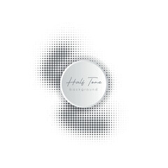 Creative abstract black and white halftone background for graphics