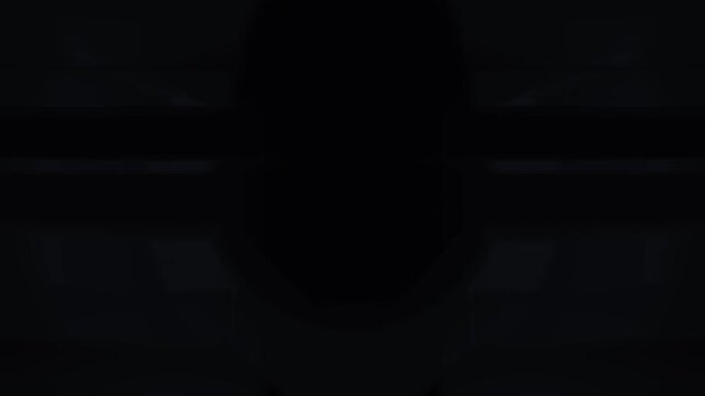 Abstract Sci-Fi strobe tunnel animation. Hypnotic light gate with rhythmic flashing. Futuristic corridor footage perfect for concert visuals, LED screens, and nightclub atmosphere.