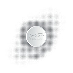 Creative abstract black and white halftone background for graphics